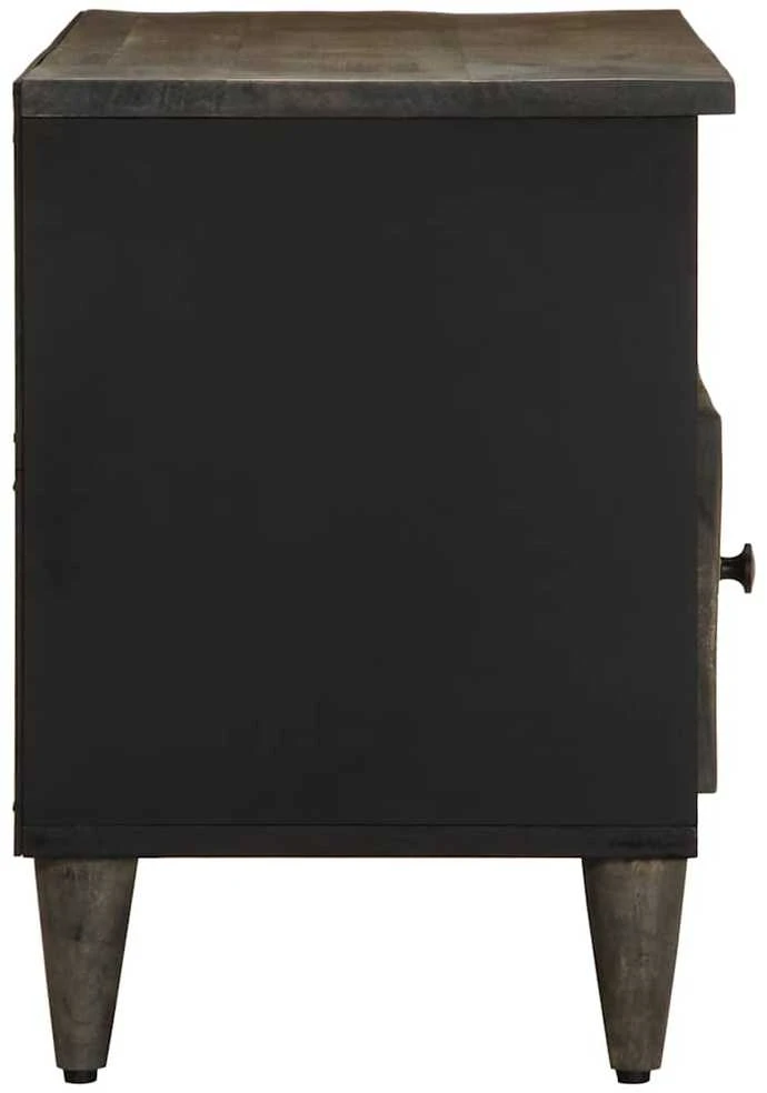 TV staliukas Televizoriaus spintelė, juoda, 100x33x46cm, mango masyvas