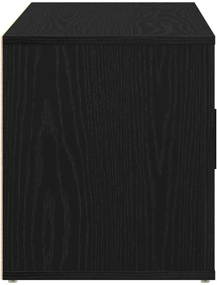 TV staliukas Televizoriaus spintelė 100 x 35 x 40 cm juoda ąžuolo