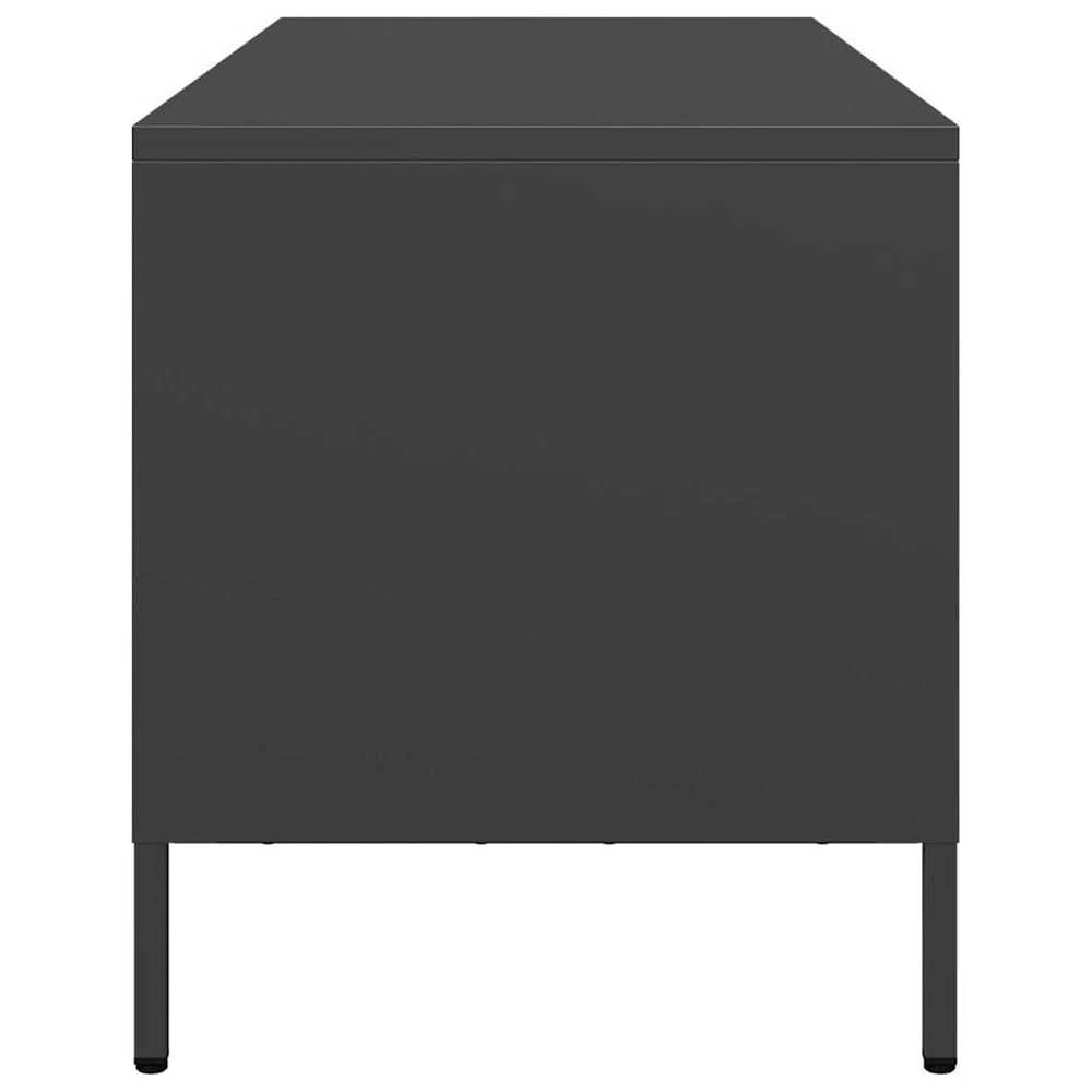 TV staliukas Televizoriaus spintelė, juoda, 101,5x39x43,5cm, plienas