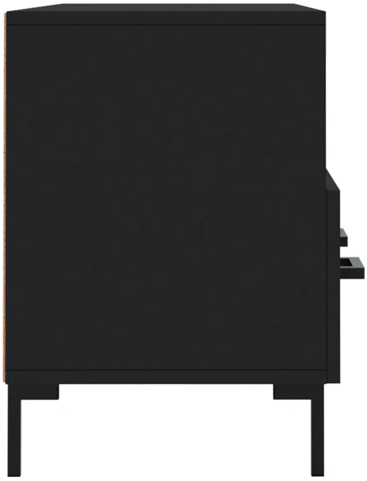 TV staliukas Televizoriaus spintelė, juoda, 102x36x50cm, apdirbta mediena