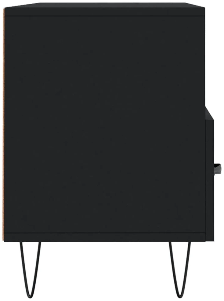 TV staliukas Televizoriaus spintelė, juoda, 102x36x50cm, apdirbta mediena