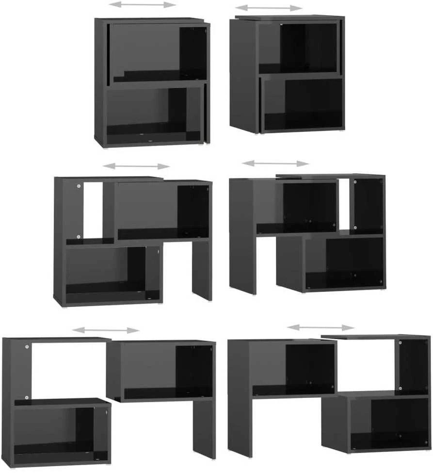 TV staliukas Televizoriaus spintelė, juoda, 104x30x52cm, apdirbta mediena