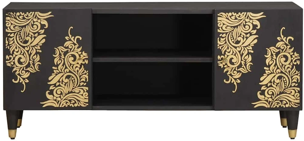 Televizoriaus spintelė Juoda 105 x 33 x 46 cm