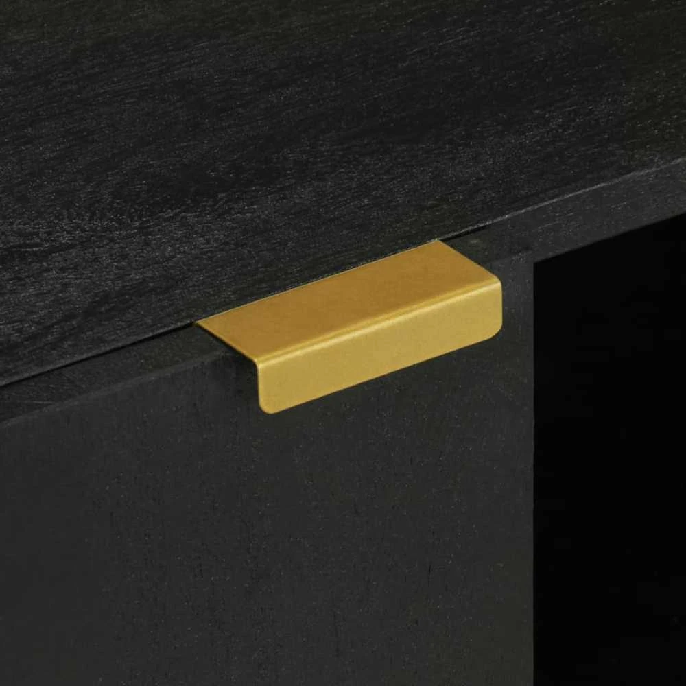 televizoriaus spintelė juoda 105x33x46 cm Engineered Wood