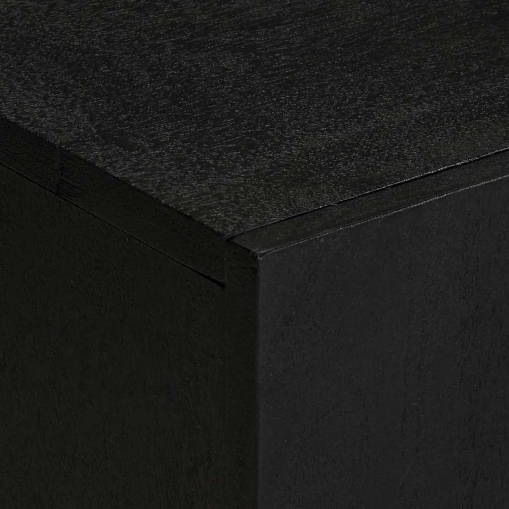 televizoriaus spintelė juoda 105x33x46 cm Engineered Wood