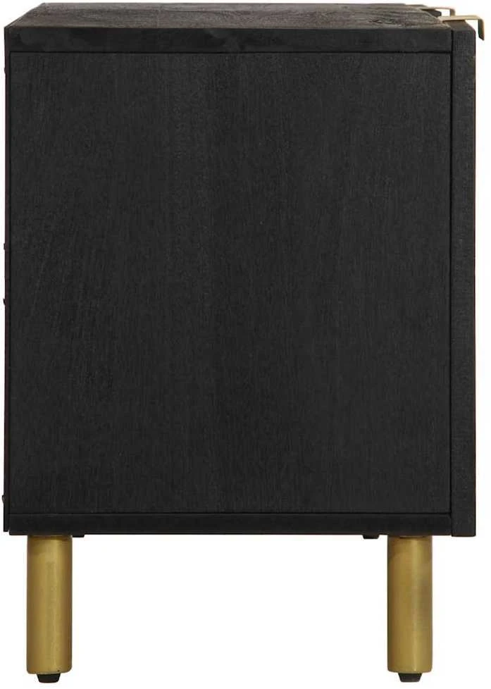 televizoriaus spintelė juoda 105x33x46 cm Engineered Wood