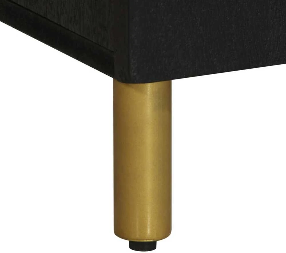 televizoriaus spintelė juoda 105x33x46 cm Engineered Wood