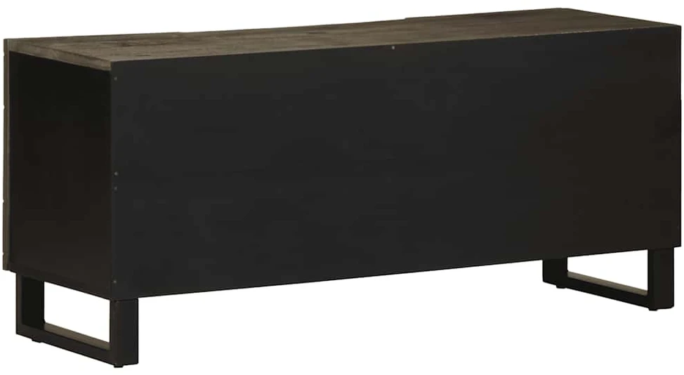 Televizoriaus spintelė, juoda, 105x33x46cm, mango masyvas