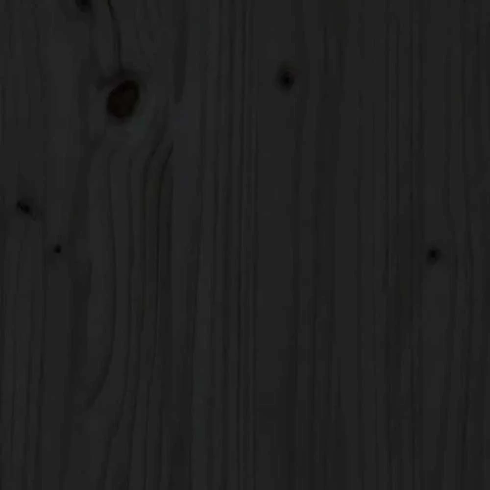 TV staliukas Televizoriaus spintelė, juoda, 105x34x40cm, pušies masyvas