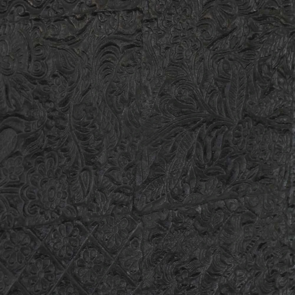 TV staliukas Televizoriaus spintelė, juoda, 115x30x46cm, mango masyvas