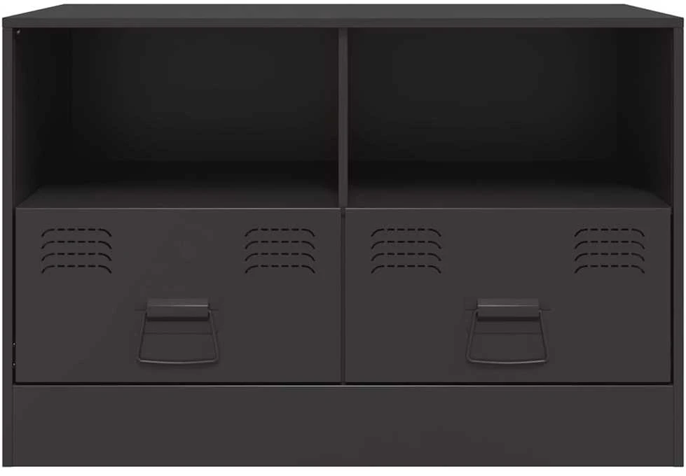 TV staliukas Televizoriaus spintelė, juoda, 67x39x44cm, plienas