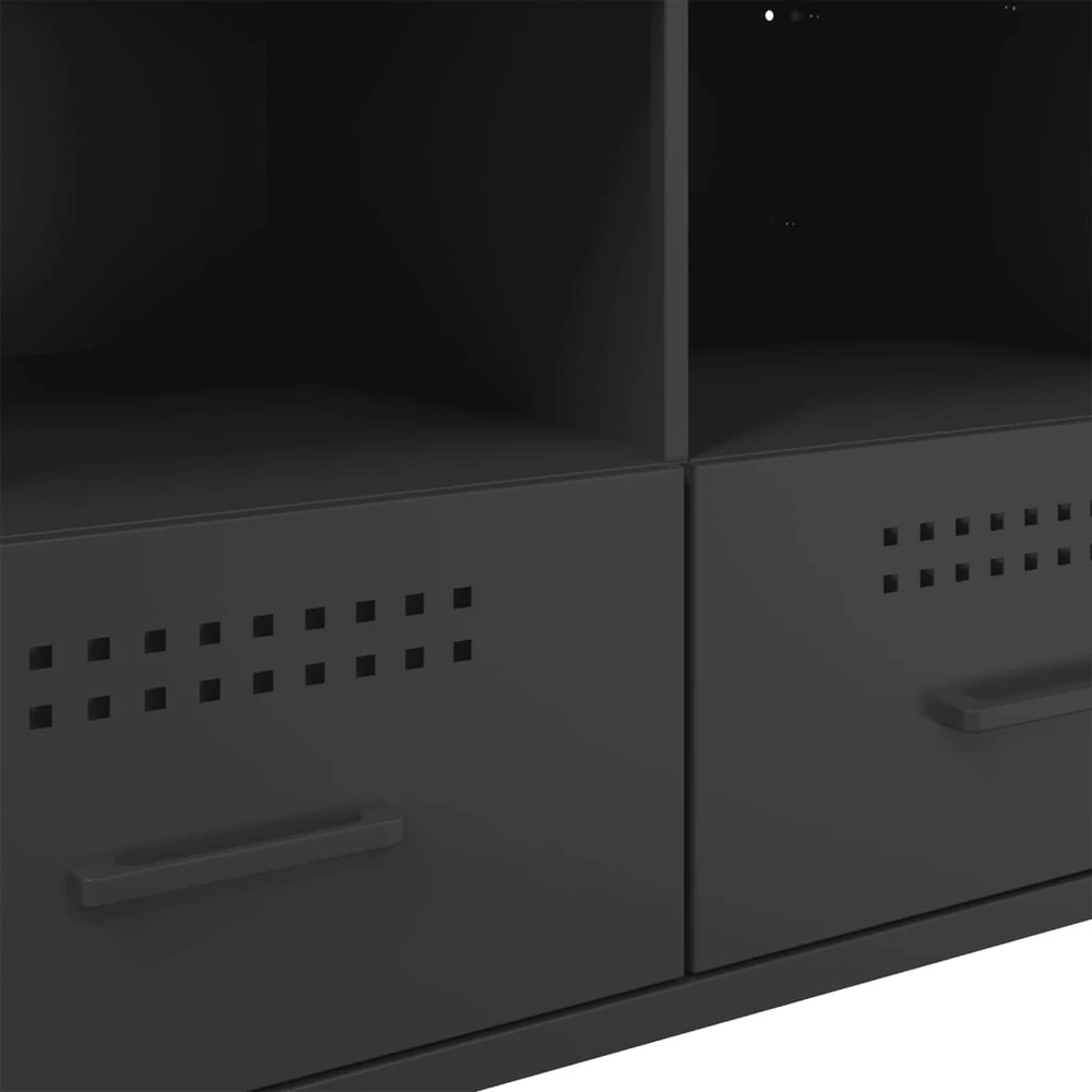 TV staliukas Televizoriaus spintelė, juoda, 68x39x50,5cm, plienas