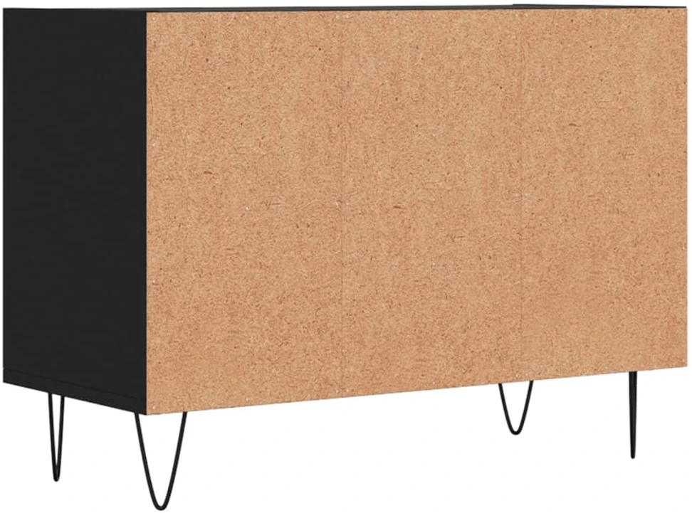 TV staliukas Televizoriaus spintelė, juoda, 69,5x30x50cm, apdirbta mediena