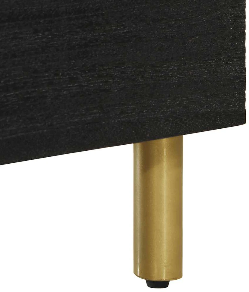 televizoriaus spintelė Juoda 70x33x46 cm Engineered Wood