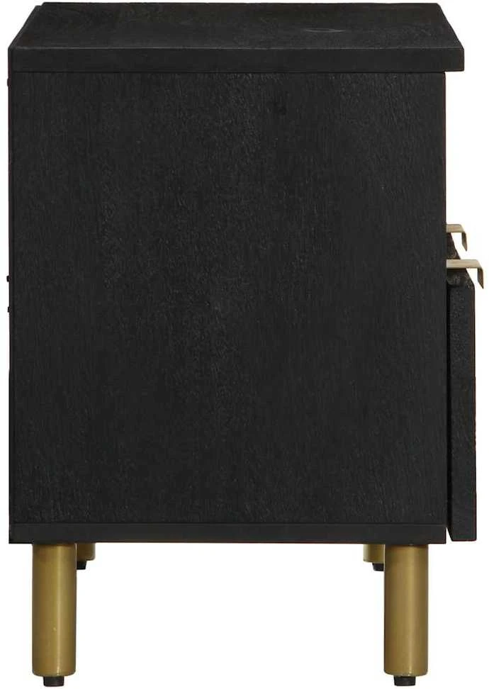 televizoriaus spintelė Juoda 70x33x46 cm Engineered Wood