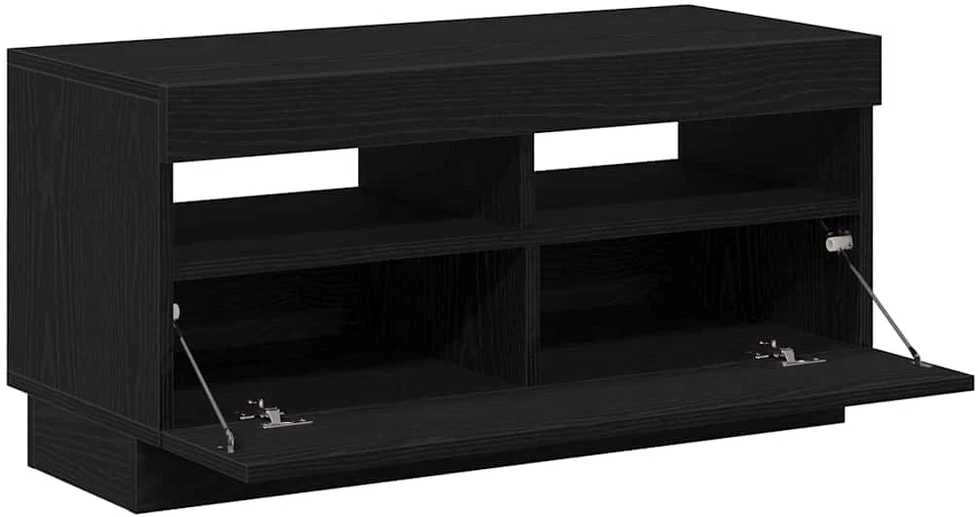 TV staliukas Televizoriaus spintelė 80 x 35 x 40 cm Juodas ąžuolas
