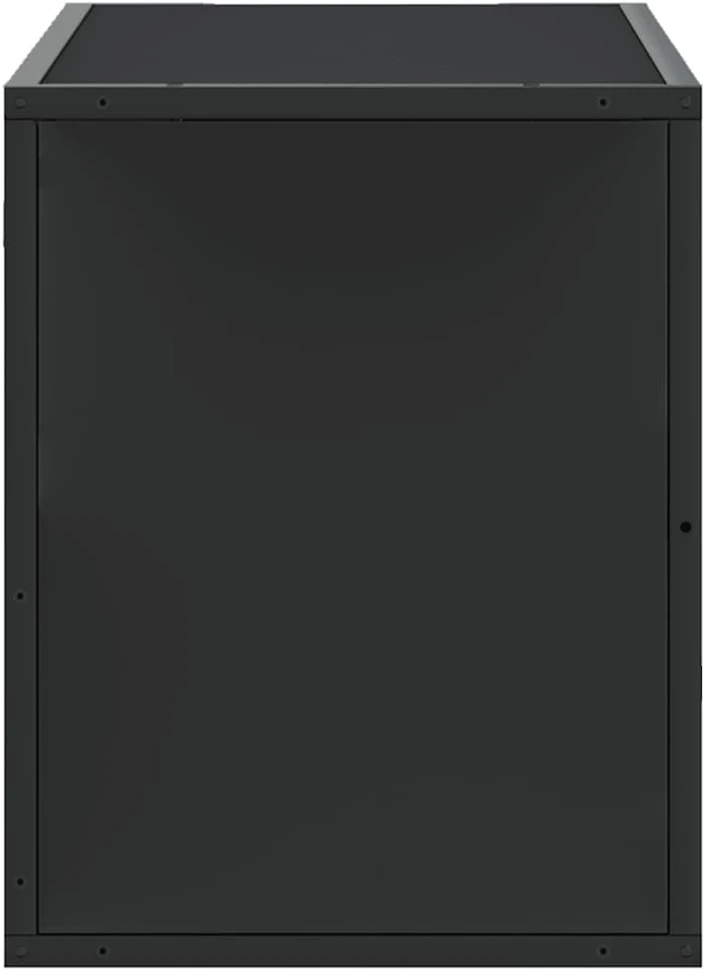 TV staliukas Televizoriaus spintelė, juoda, 80x31x39,5cm, mediena/metalas