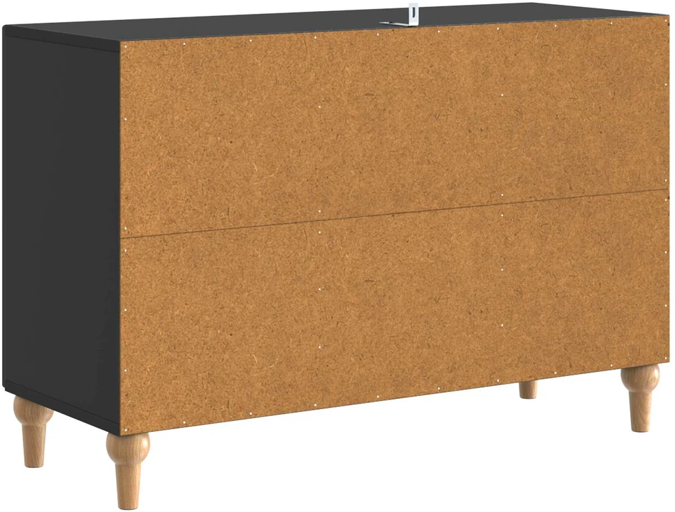 Televizoriaus spintelė Juoda 89 x 34,5 x 60 cm Apdirbta mediena