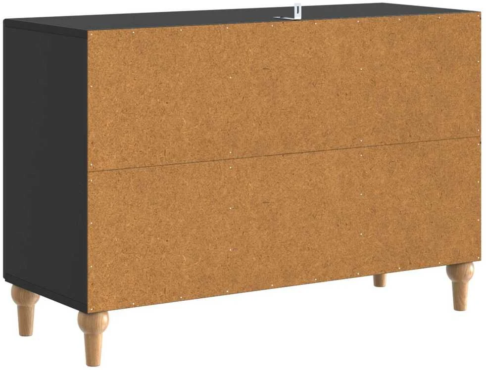 Televizoriaus spintelė Juoda 89 x 34,5 x 60 cm Apdirbta mediena