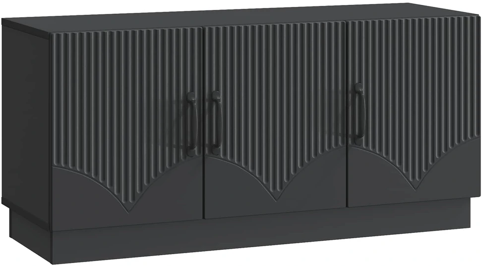 TV staliukas Televizoriaus spintelė Juoda 99 x 34,5 x 47 cm Apdirbta mediena