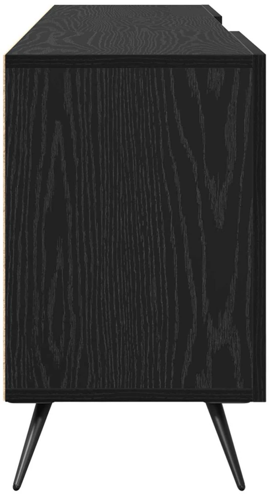 TV staliukas Televizoriaus spintelė 150 x 30 x 50 cm juoda ąžuolo