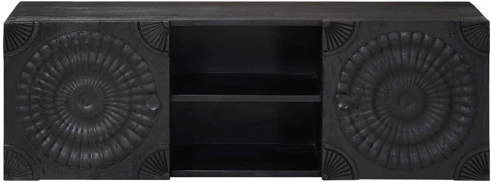 Televizoriaus spintelė Juodas 105 x 30 x 35 cm