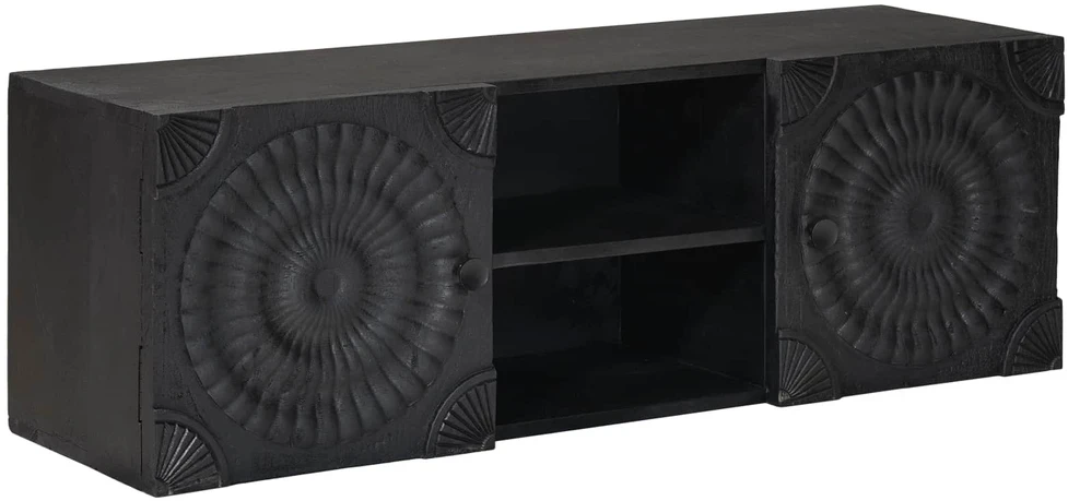 Televizoriaus spintelė Juodas 105 x 30 x 35 cm