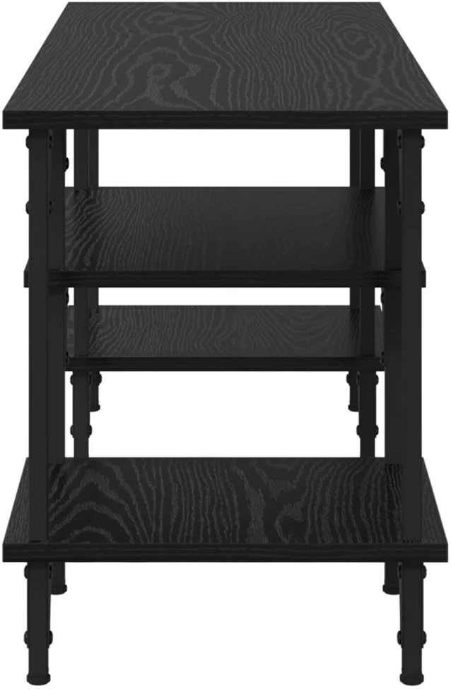 TV staliukas Televizoriaus spintelė Juodas ąžuolas 102 x 35 x 45,5 cm