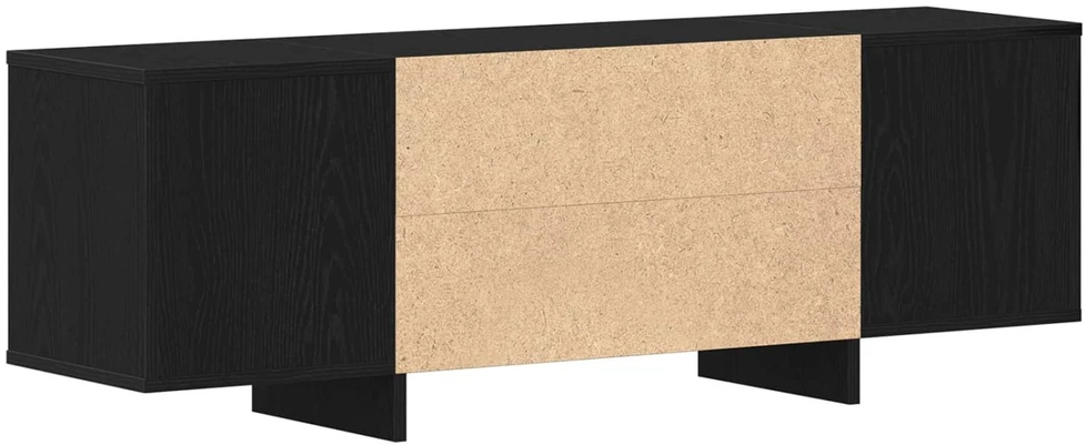 TV staliukas Televizoriaus spintelė 120 x 30 x 40,5 cm Juodas ąžuolas