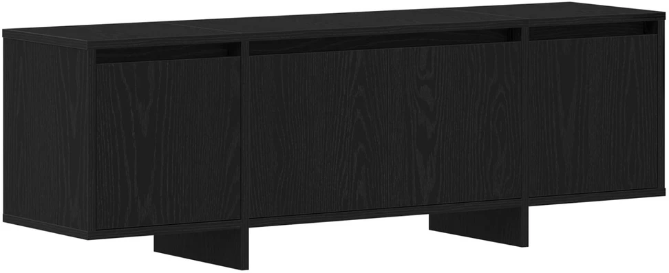 TV staliukas Televizoriaus spintelė 120 x 30 x 40,5 cm Juodas ąžuolas