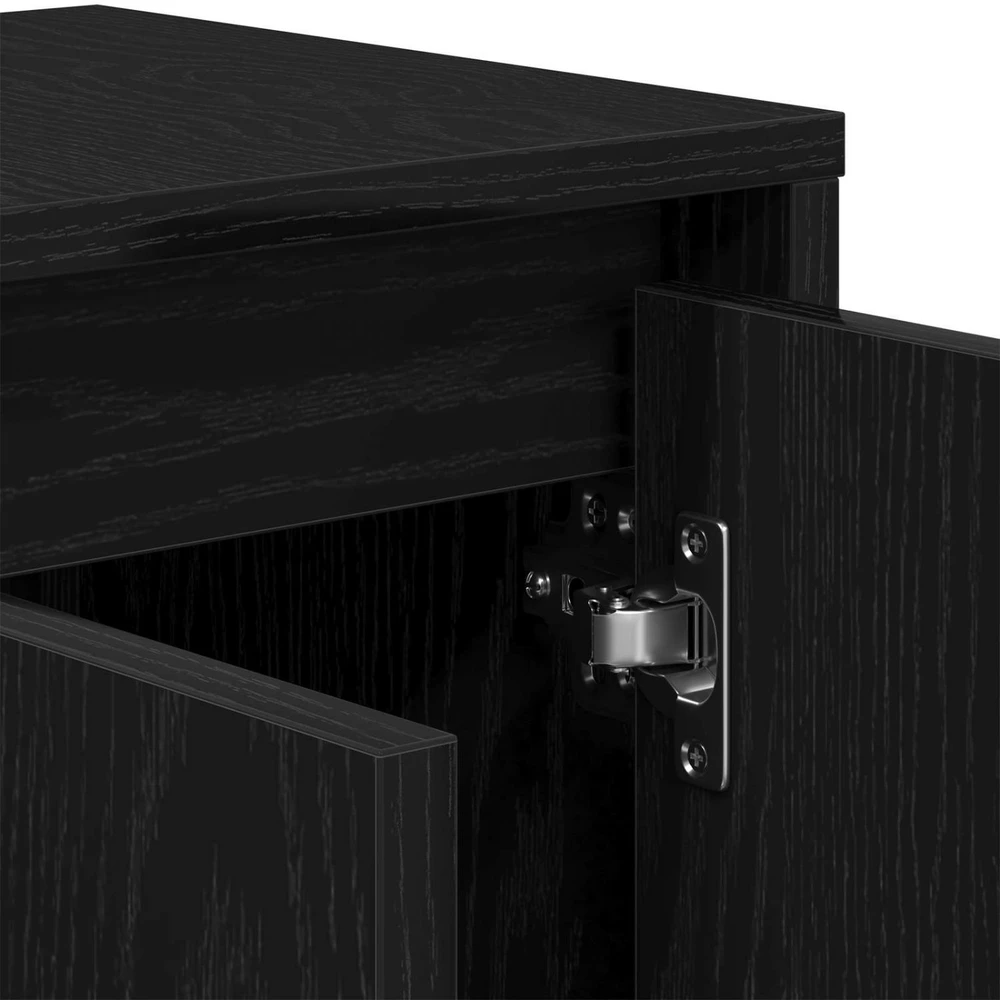 TV staliukas Televizoriaus spintelė 120 x 30 x 40,5 cm Juodas ąžuolas