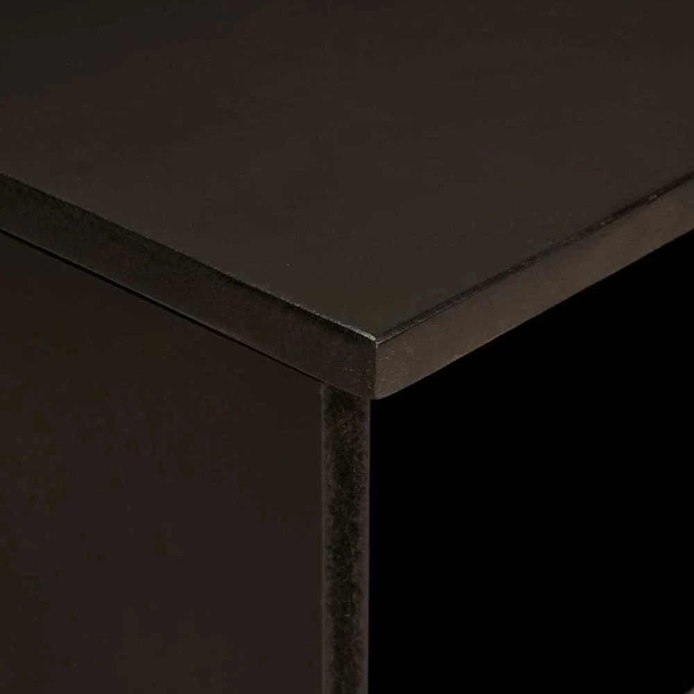 Televizoriaus spintelė Juodas ir auksinis 80 x 33 x 46 cm