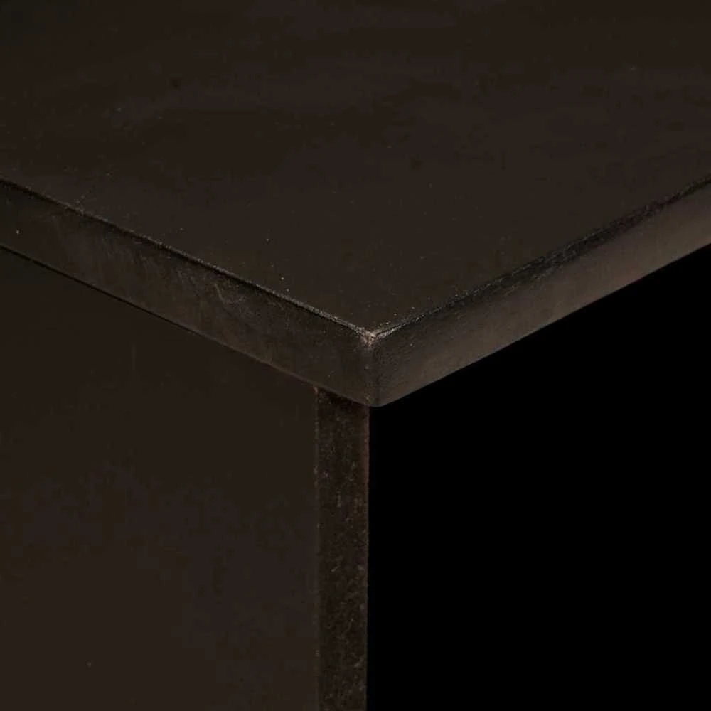 Televizoriaus spintelė Juodas ir auksinis 100 x 33 x 46 cm