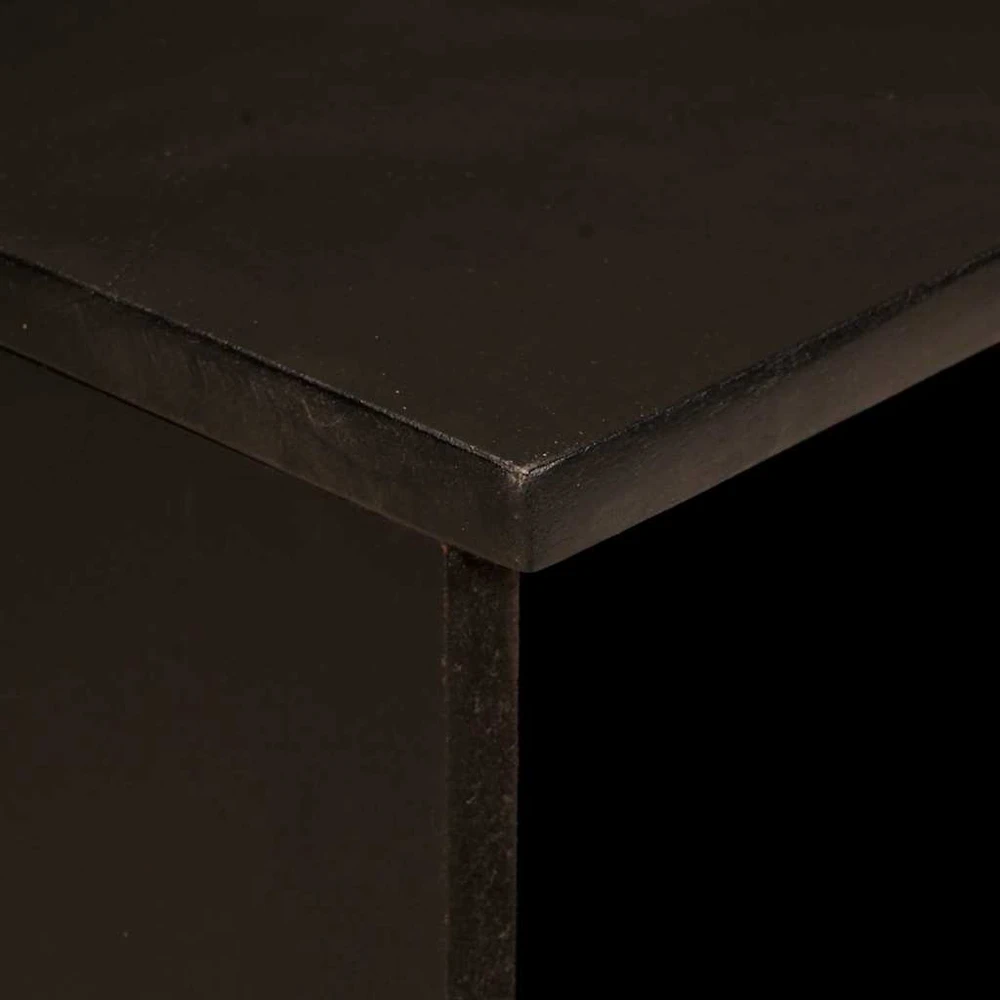 Televizoriaus spintelė Juodas ir auksinis 100 x 33 x 46 cm