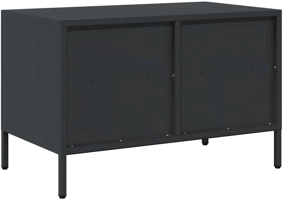 TV staliukas Televizoriaus spintelė, juodos, 68x39x43,5cm, plienas