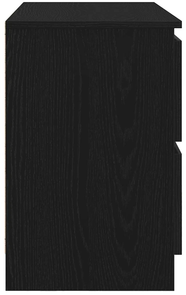 TV staliukas Televizoriaus spintelė, juodos spalvos, 80x35x54 cm, mediena
