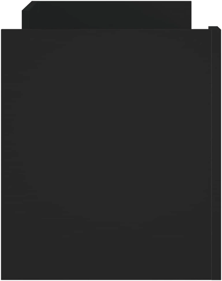 TV staliukas Televizoriaus spintelė, juodos spalvos, 100x35x40cm, mediena