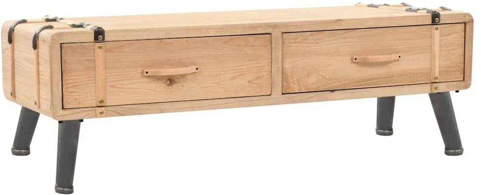 TV staliukas Televizoriaus spintelė, masyvi eglės mediena, 120x33x35cm