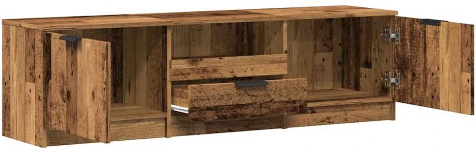 TV staliukas televizoriaus spintelė Old Wood 140x35x40 cm Engineered Wood