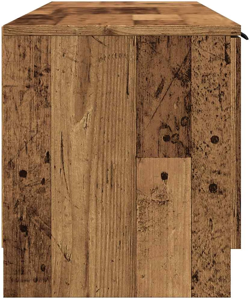 TV staliukas televizoriaus spintelė Old Wood 140x35x40 cm Engineered Wood