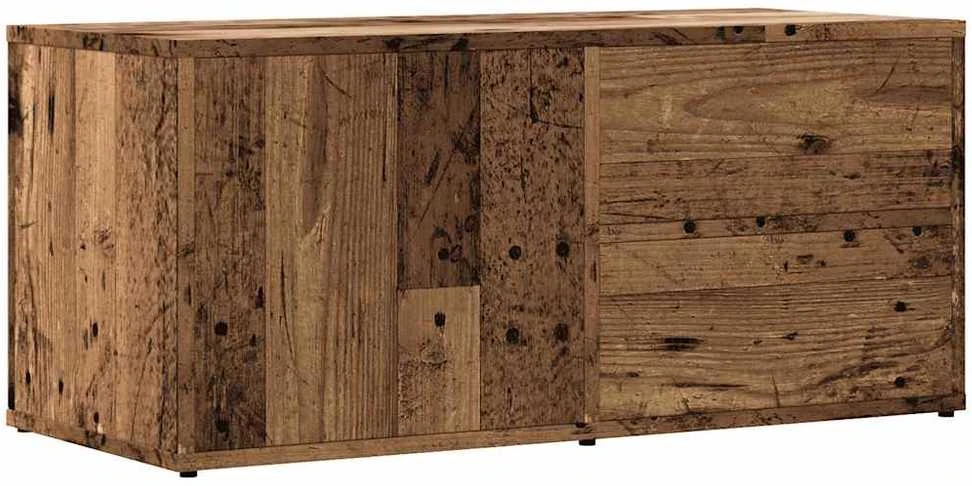 TV staliukas televizoriaus spintelė Old Wood 80x34x35,5 cm Engineered Wood