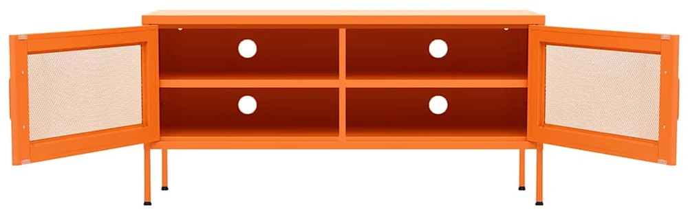 TV staliukas Televizoriaus spintelė, oranžinė, 105x35x50cm, plienas