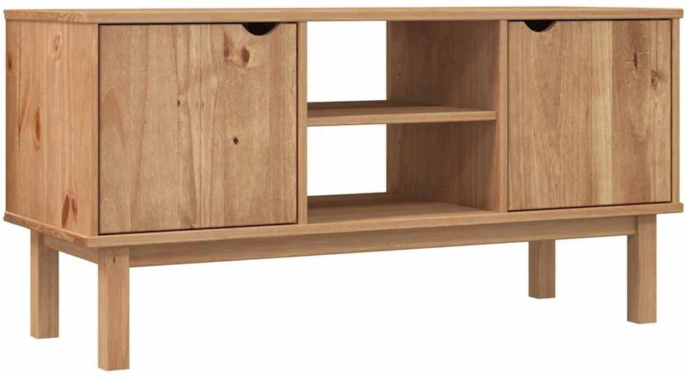 TV staliukas Televizoriaus spintelė OTTA, 113,5x43x57cm, pušies masyvas