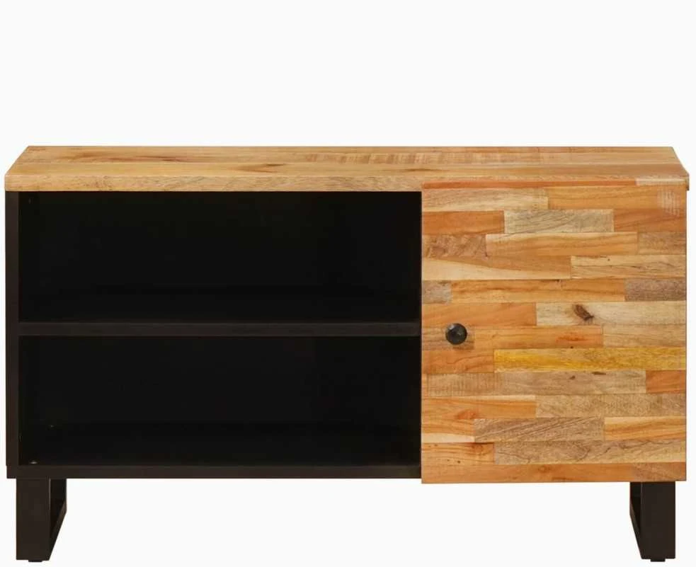 Televizoriaus spintelė Ruda 80 x 33 x 46 cm Kietas mango medis