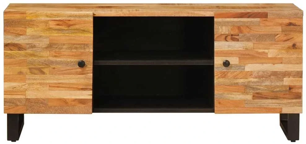 Televizoriaus spintelė Ruda 105 x 33 x 46 cm Kietas mango medis