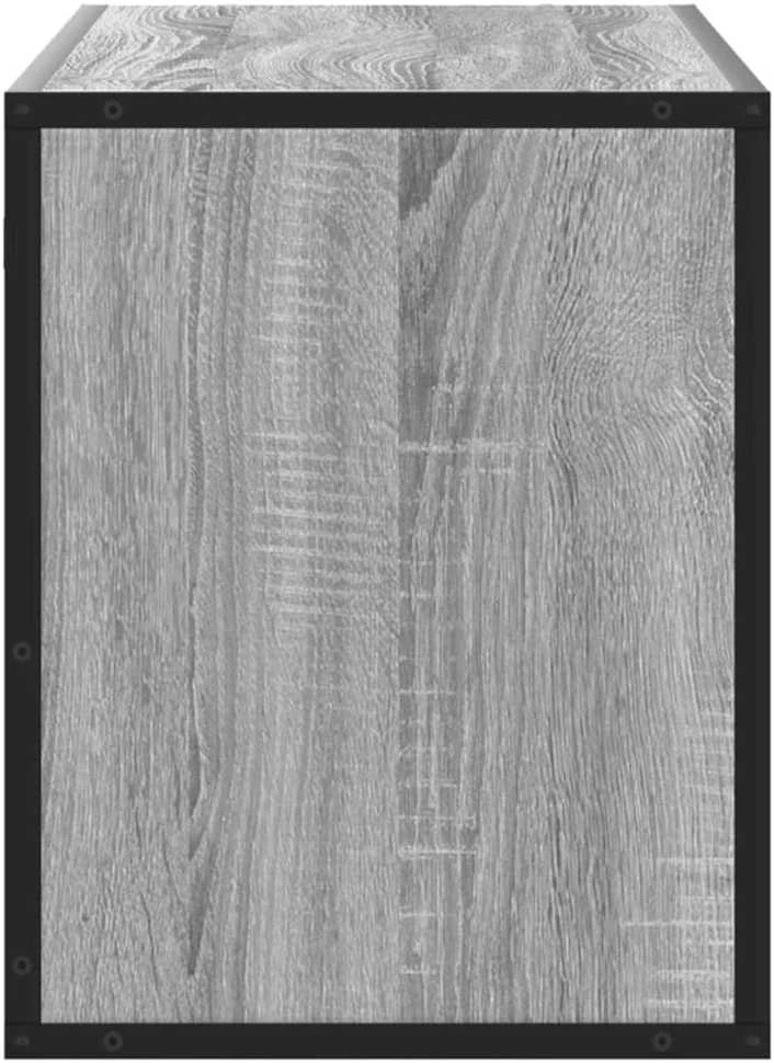 TV staliukas Televizoriaus spintelė, pilka, 100x31x39,5cm, mediena/metalas