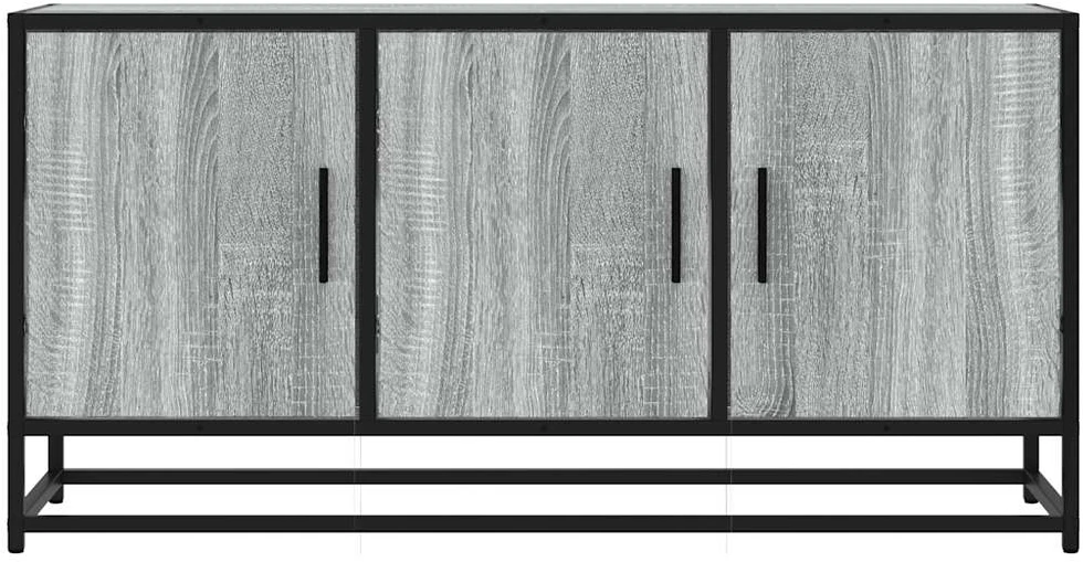 TV staliukas Televizoriaus spintelė, pilka, 100x35x50cm, mediena ir metalas
