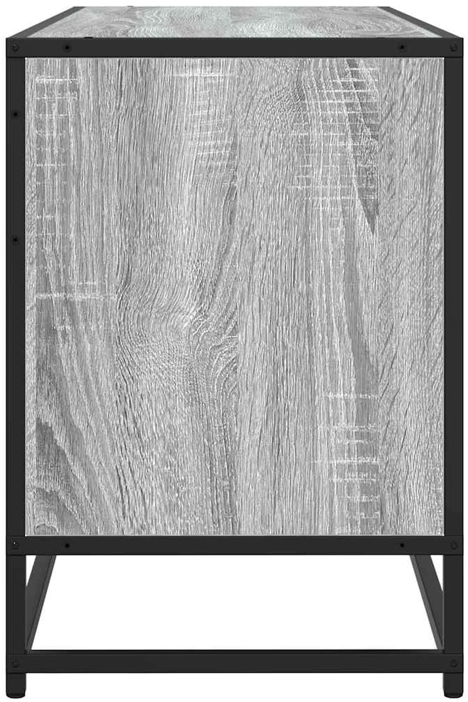 TV staliukas Televizoriaus spintelė, pilka, 100x35x50cm, mediena ir metalas