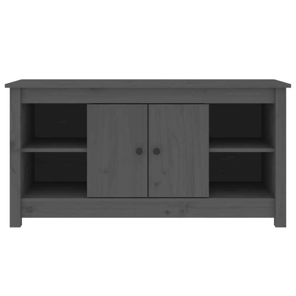 TV staliukas Televizoriaus spintelė, pilka, 103x36,5x52cm, pušies masyvas