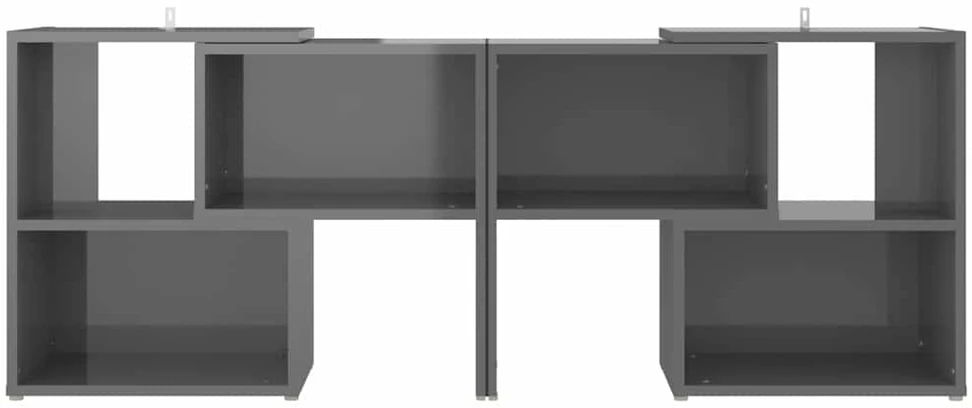 TV staliukas Televizoriaus spintelė, pilka, 104x30x52cm, apdirbta mediena